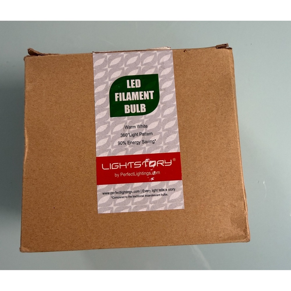 Led Filament Bulb Warm White 30% output Unopened Individual Box
